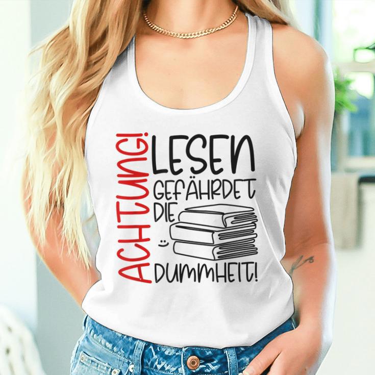 Lesen Dummheit S Tank Top