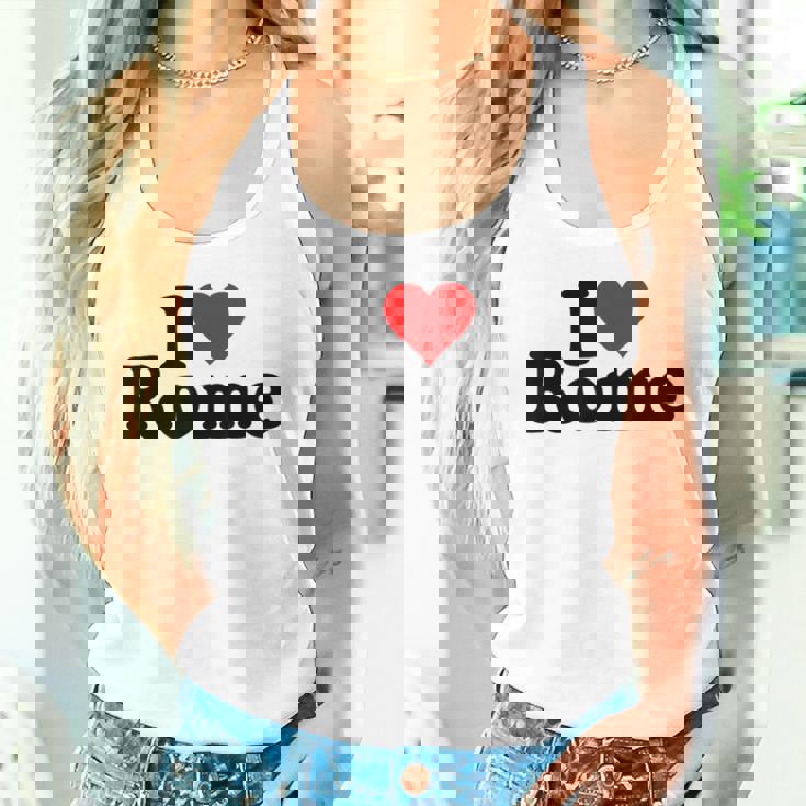 I Love Heart Roma Italia Camiseta sin mangas