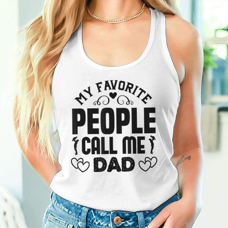 Meine Lieblingsmenschen Nennen Mich Papa Dad Tank Top