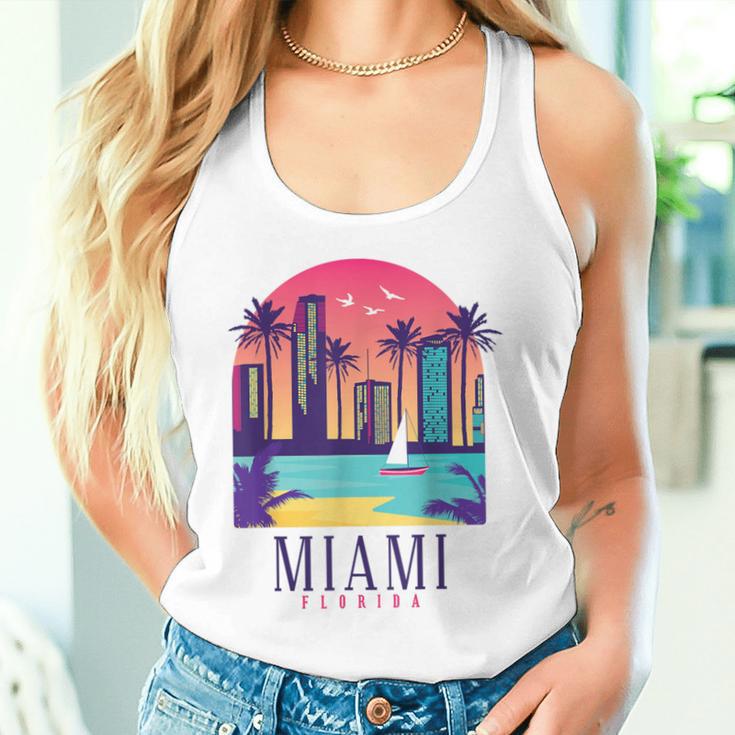 Miami Floridaintage Retro Usa America Souvenir Tank Top