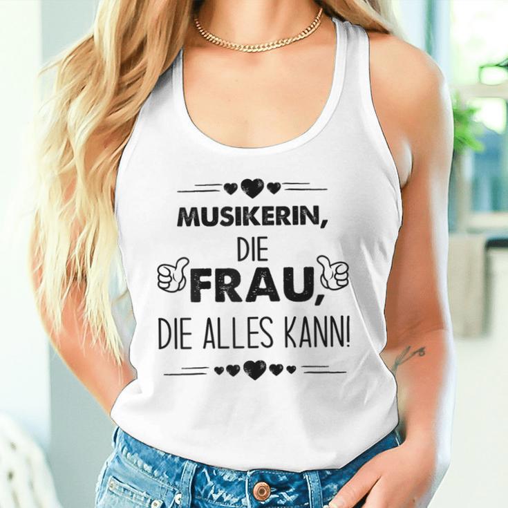 Musikerin Die Frau Die Alles Kann Spruch Tank Top