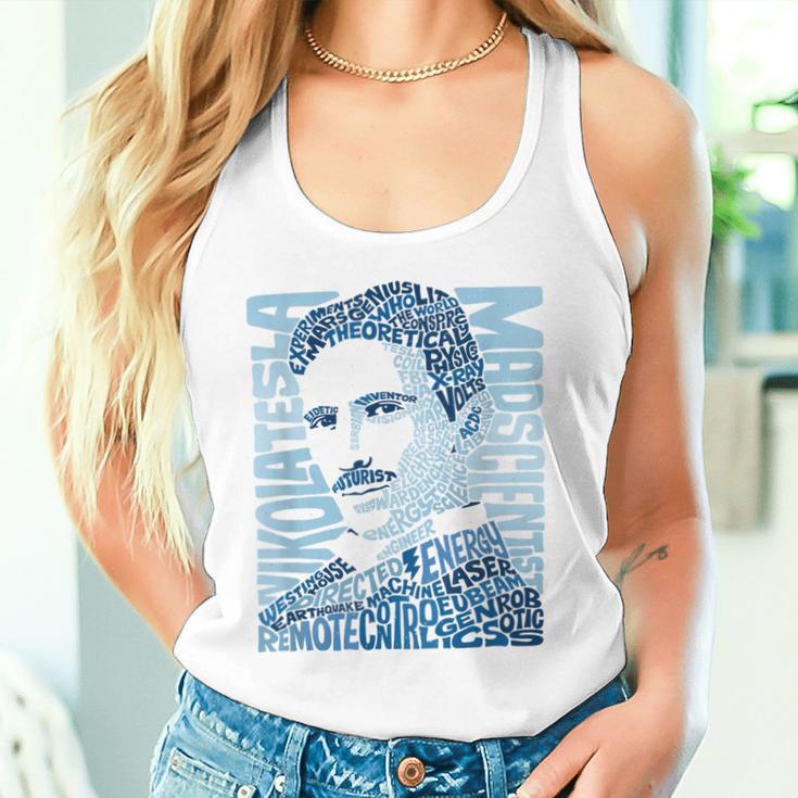 Nikola Tesla Illustration Por Glitschika s Camiseta sin mangas