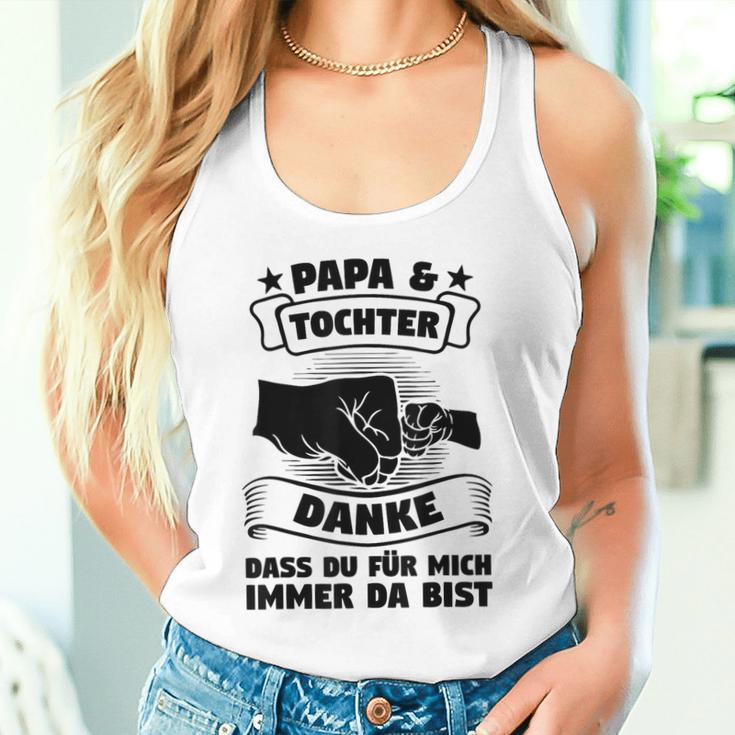 Papa & Tochter Danke Papa & Tochter Familie Tank Top