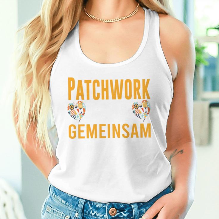 Patchwork Papa Gemeinsam Sind Wir Stark Bonus Papa Spruch Tank Top