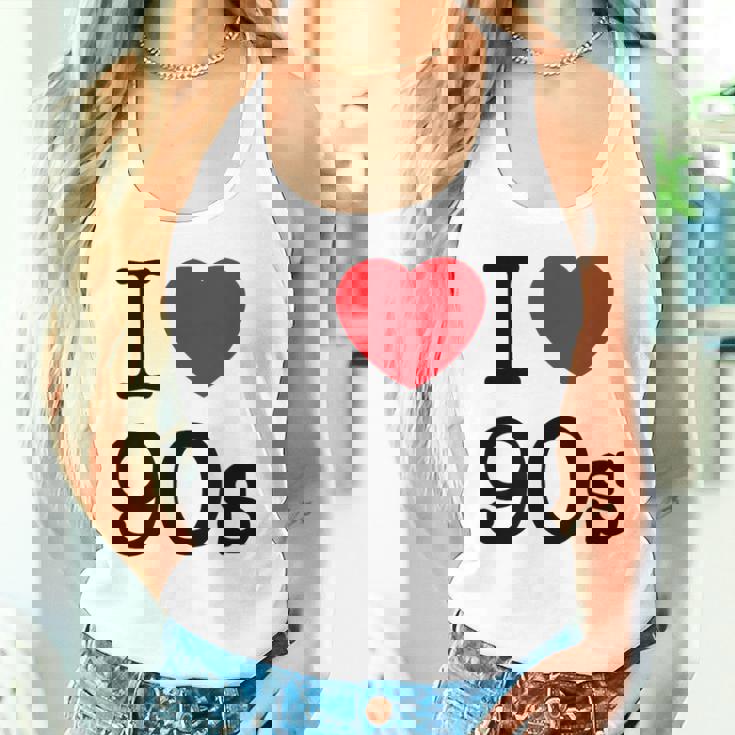 S De Regreso A Los 90 Diseño Gráficointage Retro I Love 90'S Camiseta sin mangas
