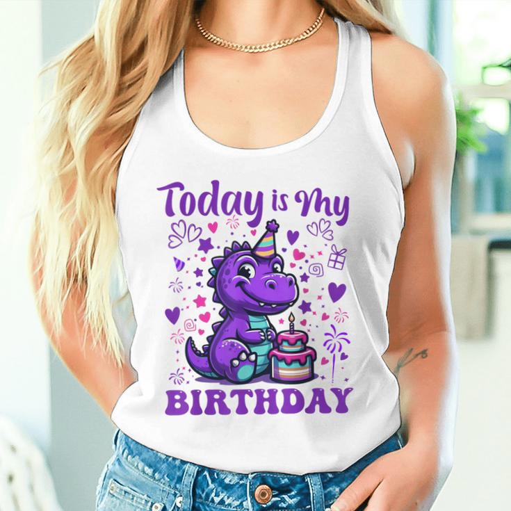 Today Is My Birthday Dinosaurier Party Dekorationen Tank Top