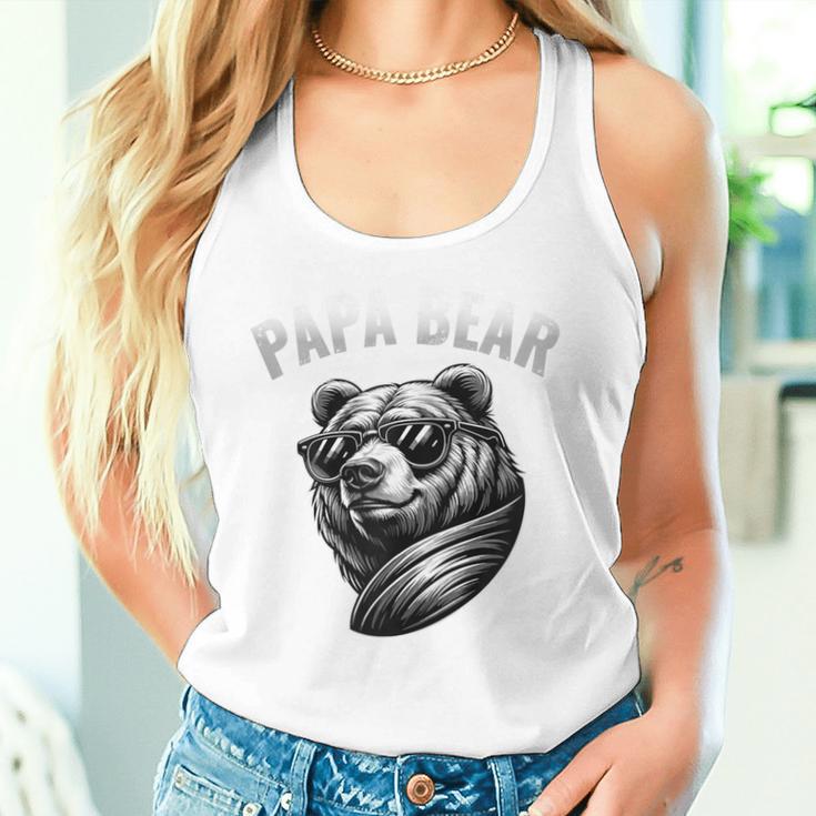 Vatertag Papa Bär Outfit Kapuzenjacke Tank Top