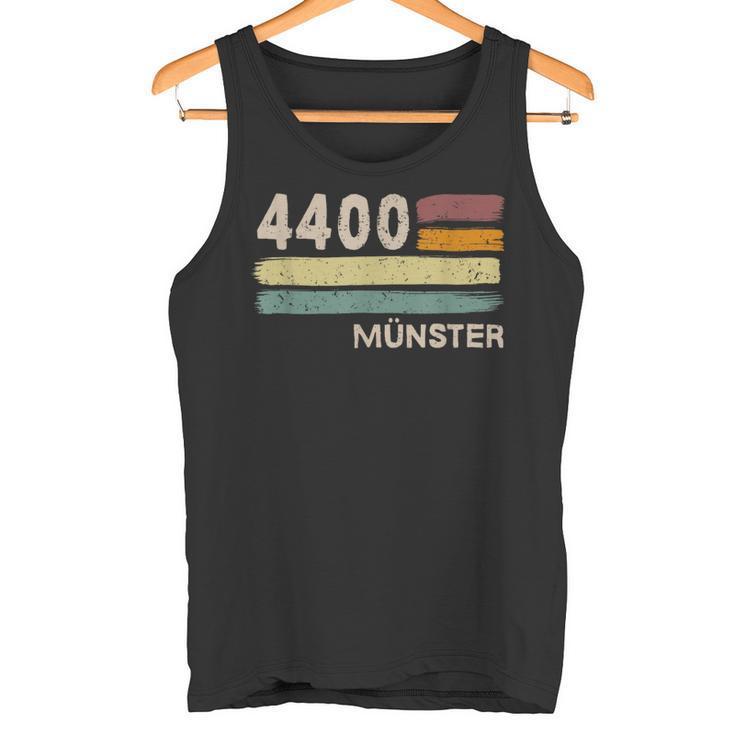 4400 Münster Retro Postcodes Old Postcodeintage Tank Top