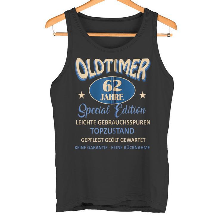 62 Geburtstag Mann Geschenk Papa Opa Oldtimer 62 Jahre Kapuzenjacke Tank Top