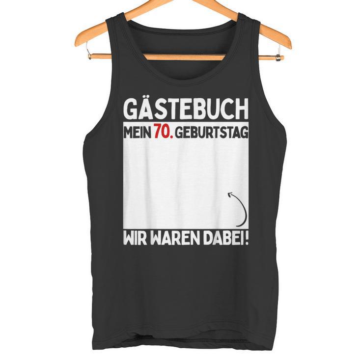 70 Geburtstag Mann Frau 70 Jahre 1954 Deko Lustig Geschenk Tank Top