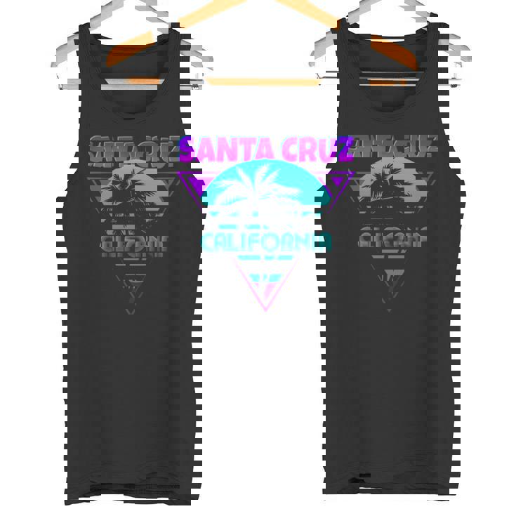 70S 80S En La Ciudad De California Santa Cruz Surfing Camiseta sin mangas