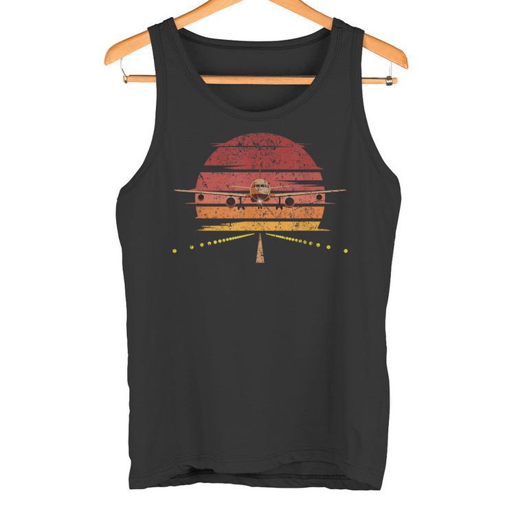 Airport Co Pilot Retro Pilot Tank Top