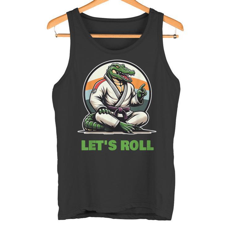 Alligator Bjj Gi Brazilian Jiu Jitsu Kampfkunst Let's Roll Tank Top