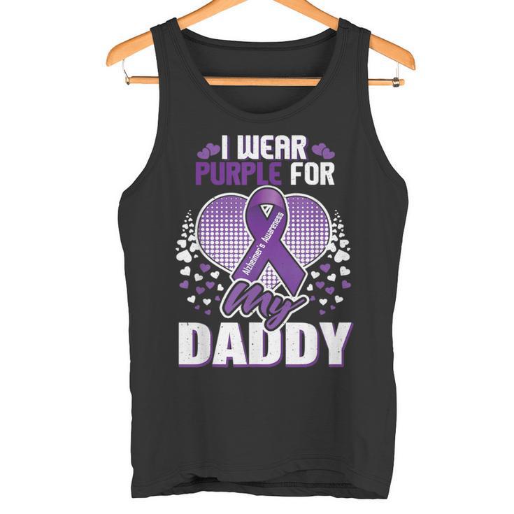 Alz Ich Trage Lila Für Papa Alzheimer Bewusstsein Tank Top