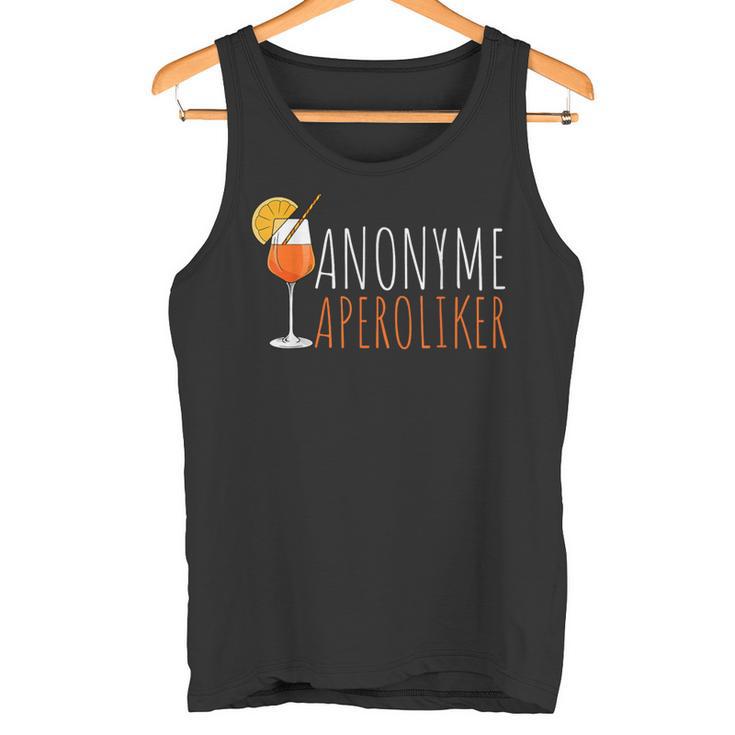 Anonyme Aperoliker Aperitif Sprizz Tank Top