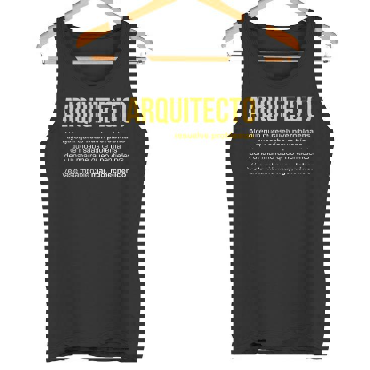 Arquitecto Definición Regalo Arquitecto Camiseta sin mangas