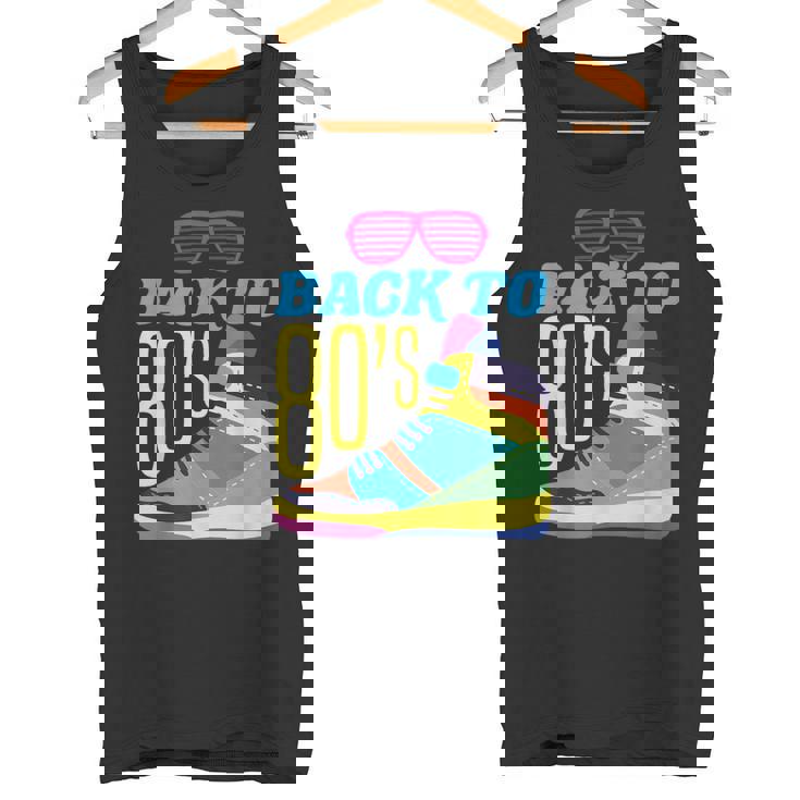 Back To 80'S Divertido Disfraz De Fiesta Retro De Los 80 Años 80 Camiseta sin mangas