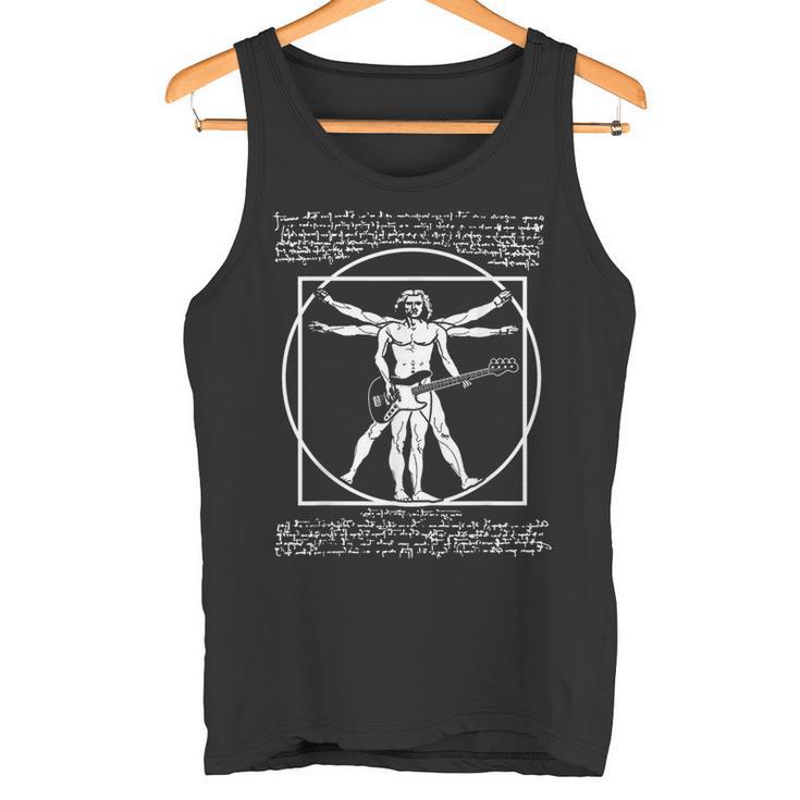 Bajista Dainciitruvian Man Bajista Camiseta sin mangas
