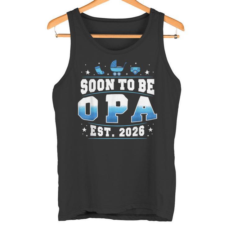 Bald Opa 2026 Neue Papa Schwangerschaft Enthüllen Tank Top