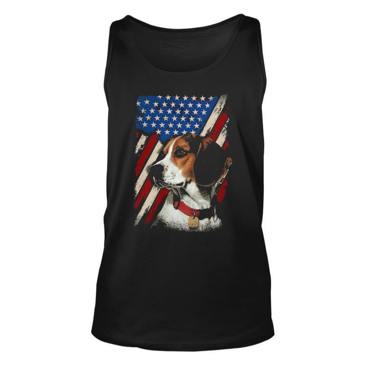 Beagle American Flag Bandana Patriotic 4Th Of July Tank Top