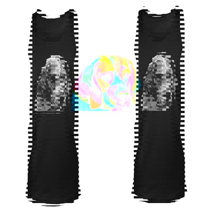 Beagle In Colorful Pop Art For Dog Owners Tank Top