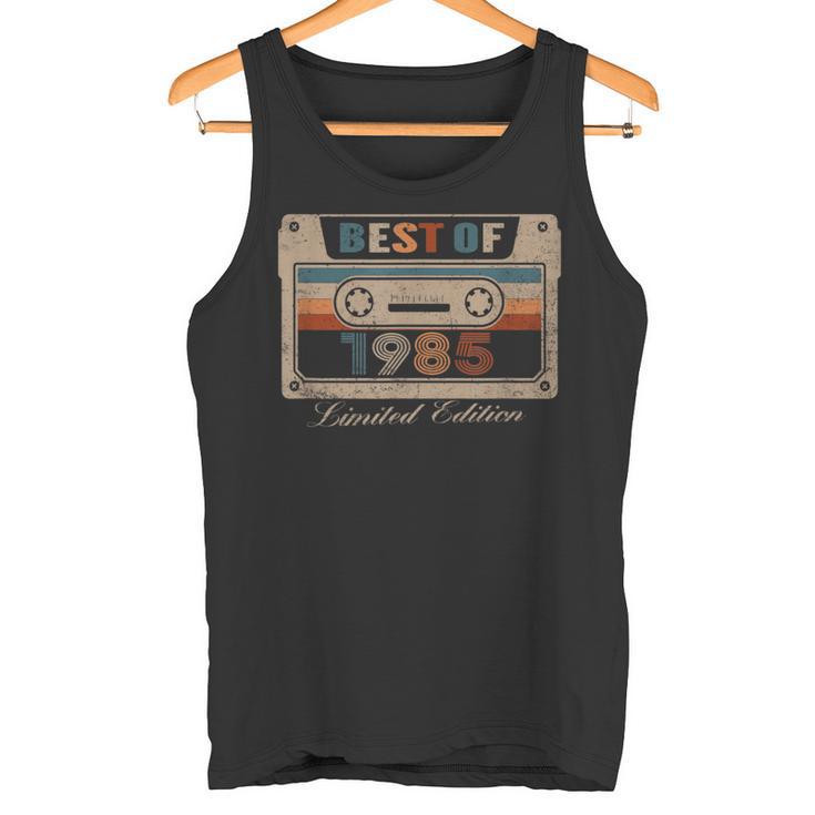 Best Of 1985 Birthday Cassette Retro Tank Top