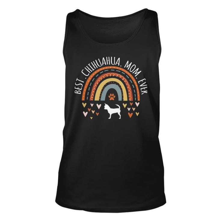 Best Chihuahua Mom Ever Rainbow Chi Chi Lover Dog Mama Tank Top