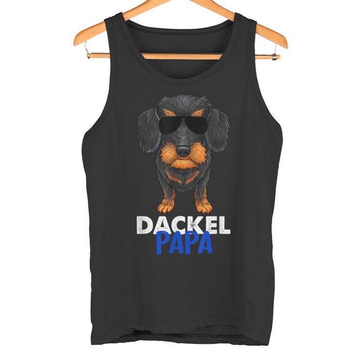 Best Dachshund Dad Ever Rauhaar Dachshund Dad Tank Top