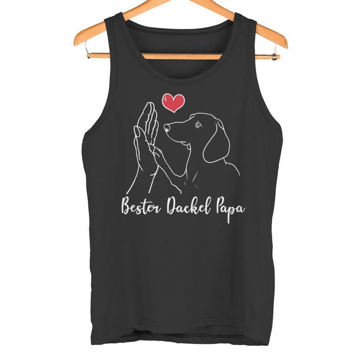 Best Dachshund Dad Teckel Papa Best Dachshund Dad Teckel Papa Tank Top