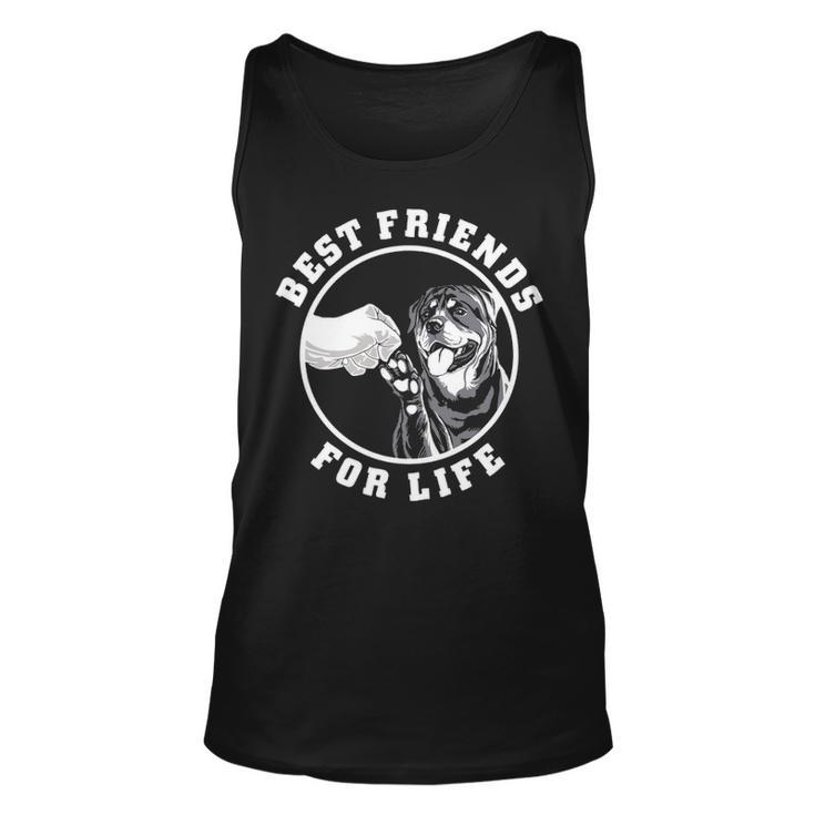 Best Friends For Life Rottweiler Dog Lovers Keeper Pet Owner Tank Top