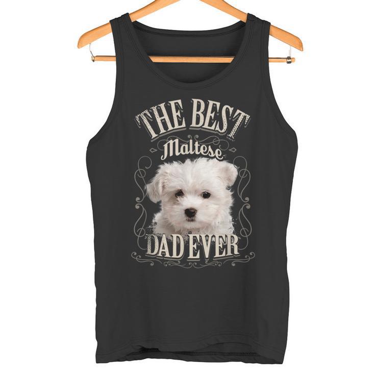 Best Maltese Dad All Maltese Dog intage Tank Top