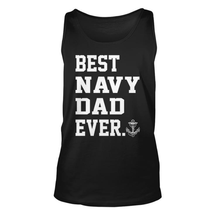 Best Navy Dad Ever Tank Top