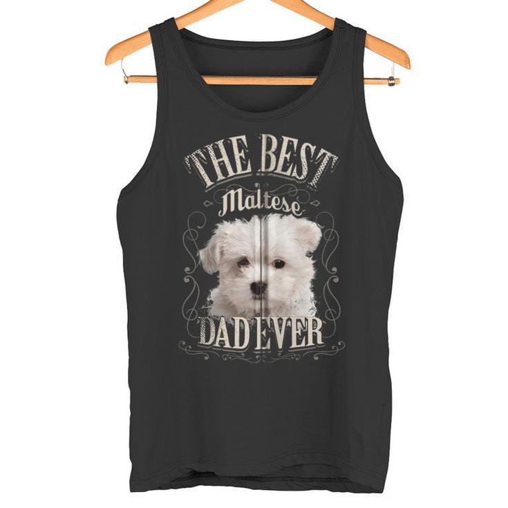 Beste Maltese Papa Aller Malteser Hund Geschenkintage Kapuzenjacke Tank Top