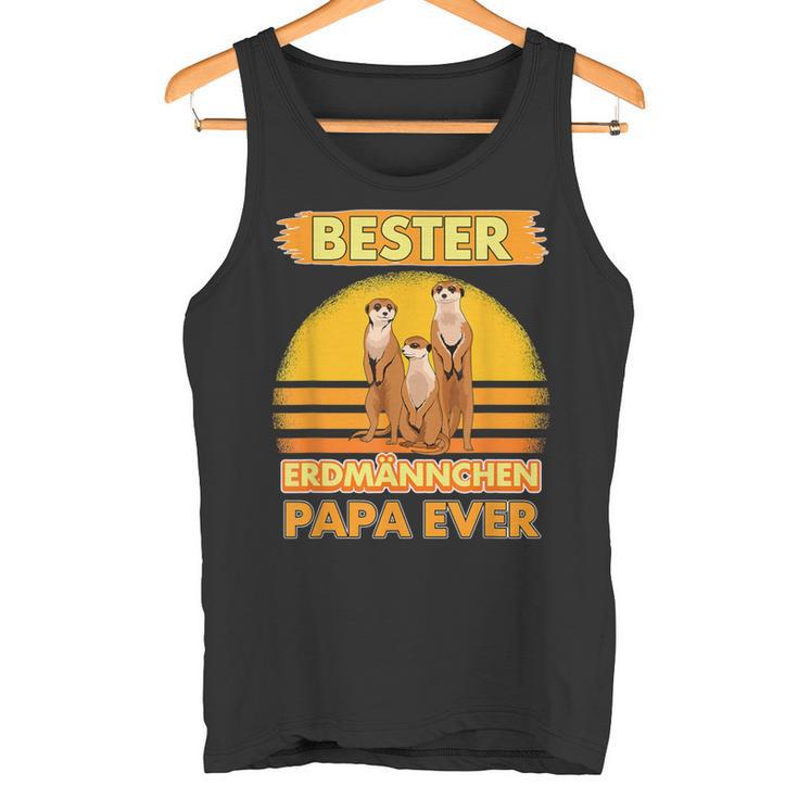 Bester Erdmännchen Papa Everatertag Erdmännchen Tank Top