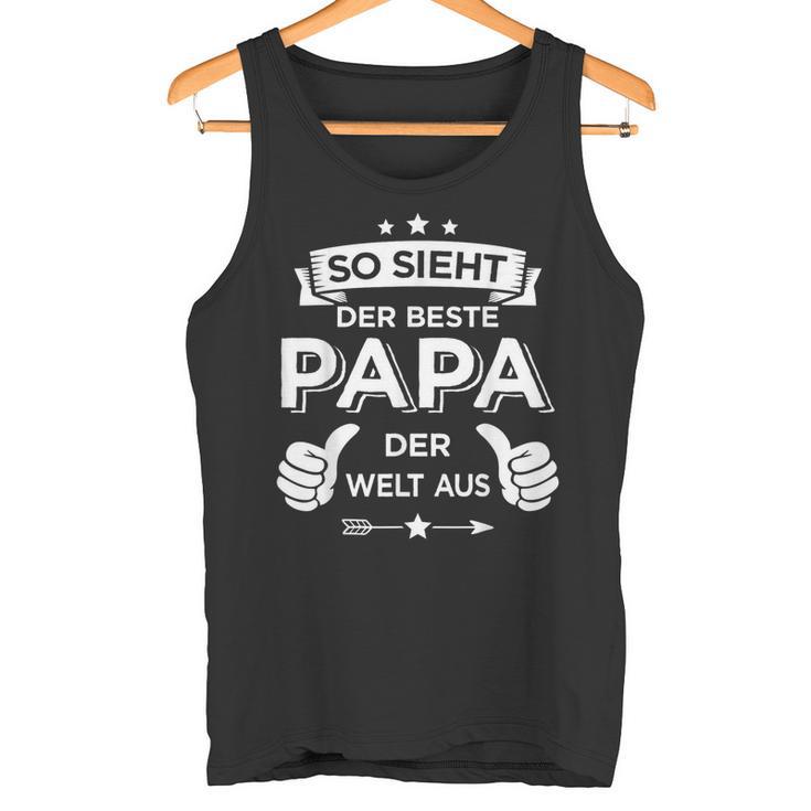 Bester Papa Der Welt Fürater Zumatertag Oder Weihnachten Tank Top