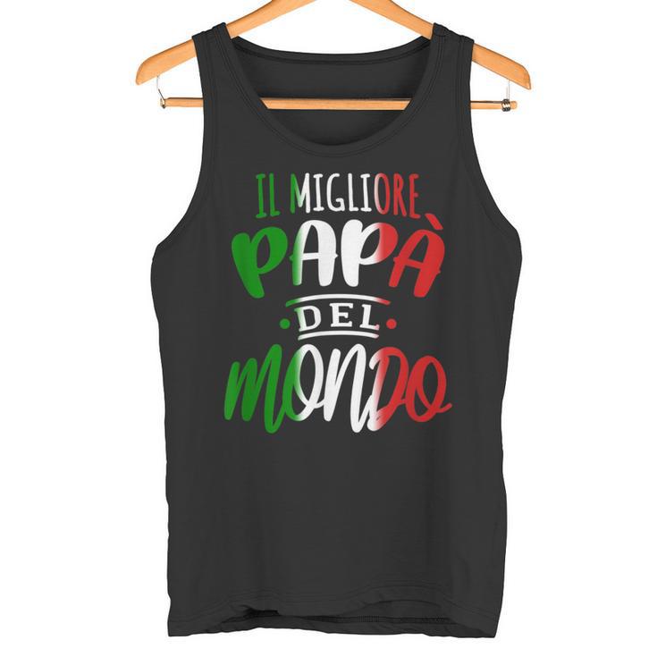 Bester Papa Der Welt Italian Italian Slogan Tank Top