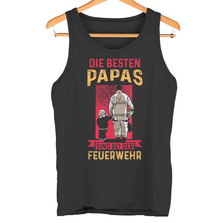 Bester Papa Feuerwehr Best Papa Fire Brigade Tank Top