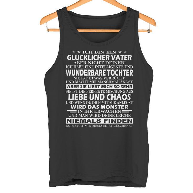 Besterater Und Tochter Glückliche Papa Best Father And Tochter Tank Top