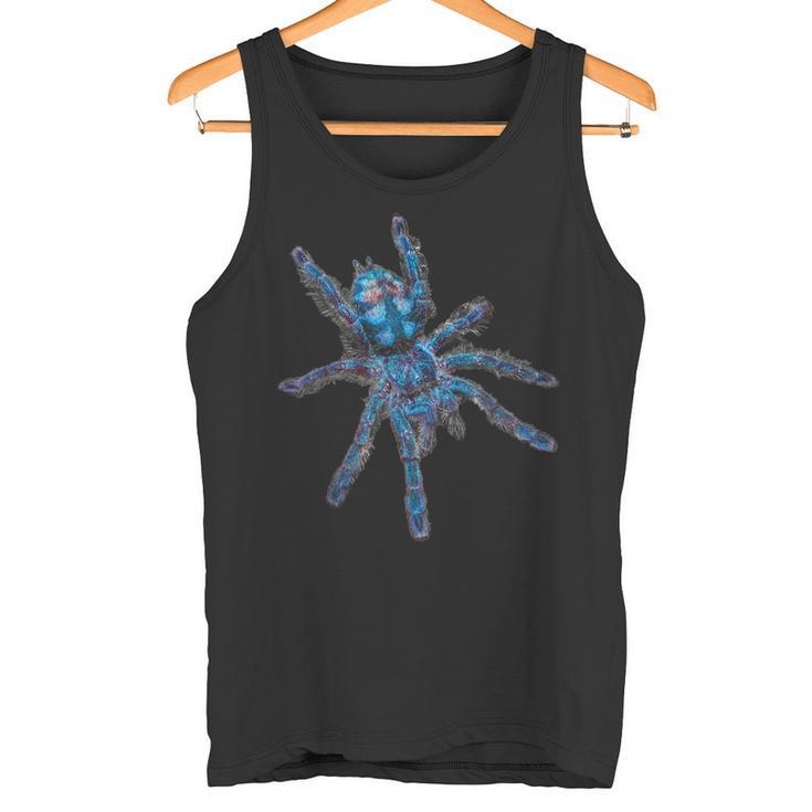 Blue Tarantula Spider Caribenaertical S Tank Top