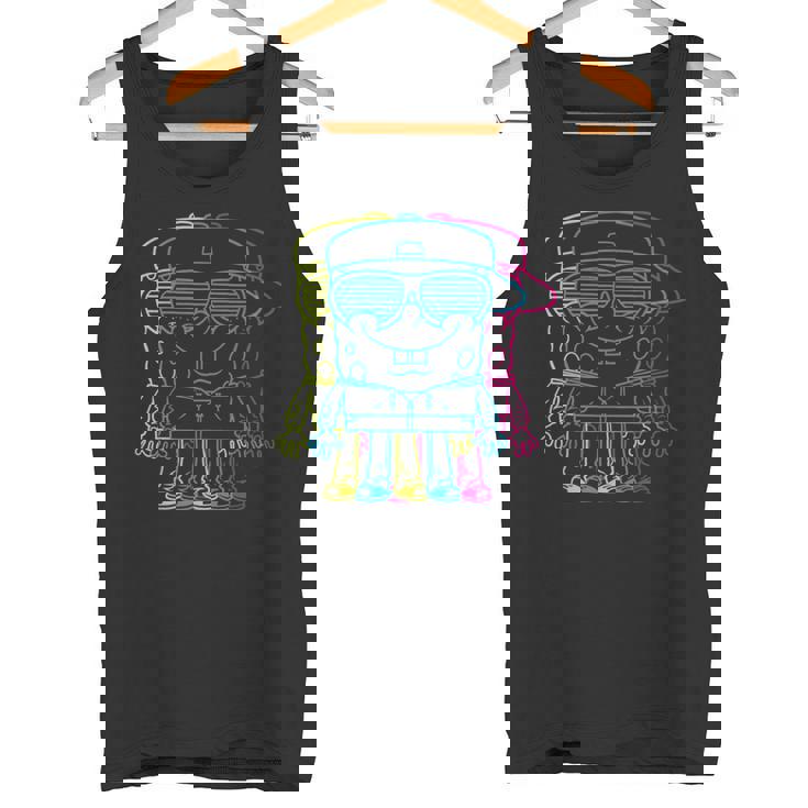 Bob Esponja Pantalones Cuadrados Personaje Bob Esponja 3D Camiseta sin mangas