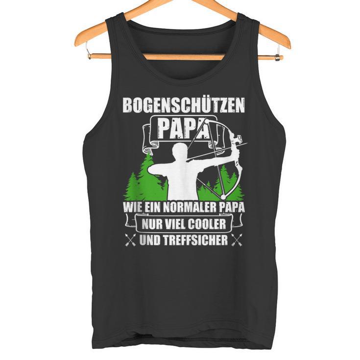 Bogenschützen Papa Pfeil Und Bogen Bogenschießen Tank Top