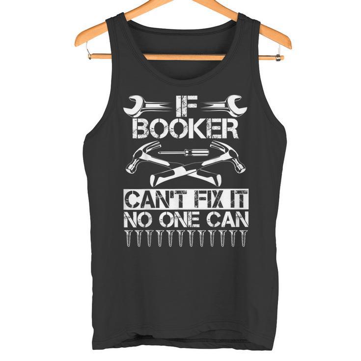 Booker Fix It Lustiger Geburtstag Personalisiert Name Papa Geschenkidee Tank Top