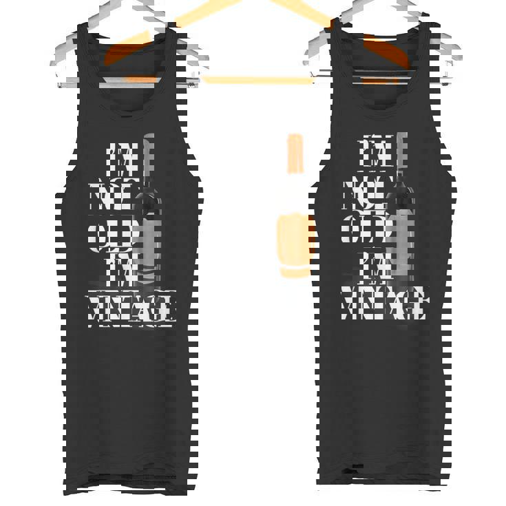 Botella Deino Clásica Divertida Con Texto I Not Old I'mintage Camiseta sin mangas