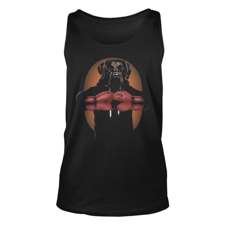 Boxing Brown Labrador Dog Martial Arts Warrior Tank Top