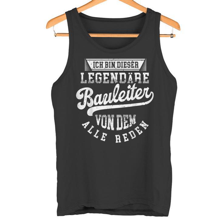 Builder Legend intage Slogan Bauchef S Tank Top