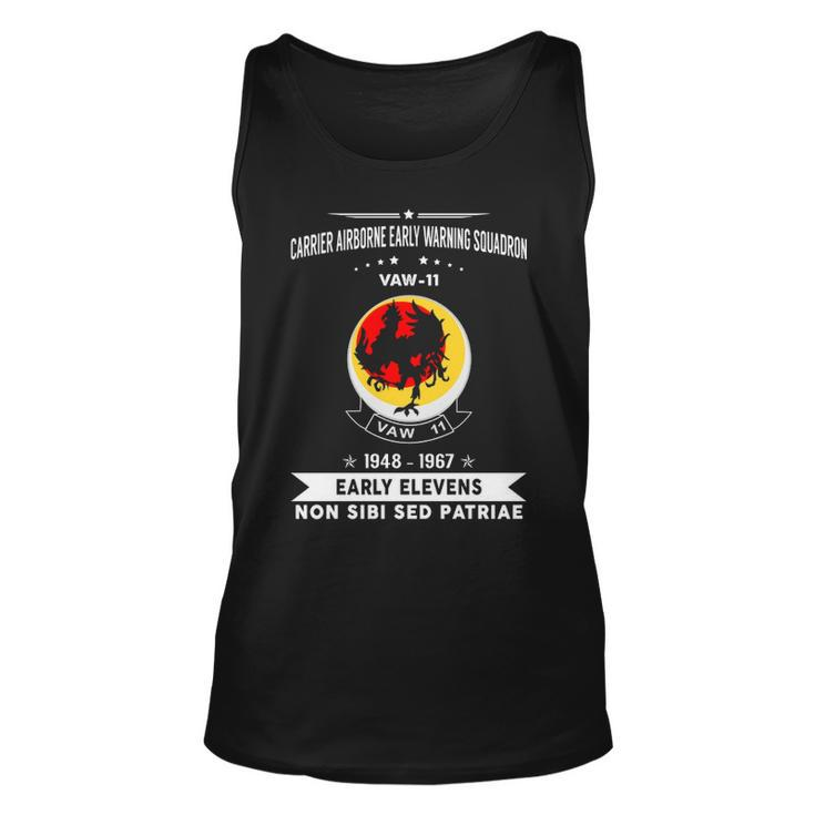 Carrier Airborne Early Warning Squadron 11 Vaw 11 Caraewron Tank Top
