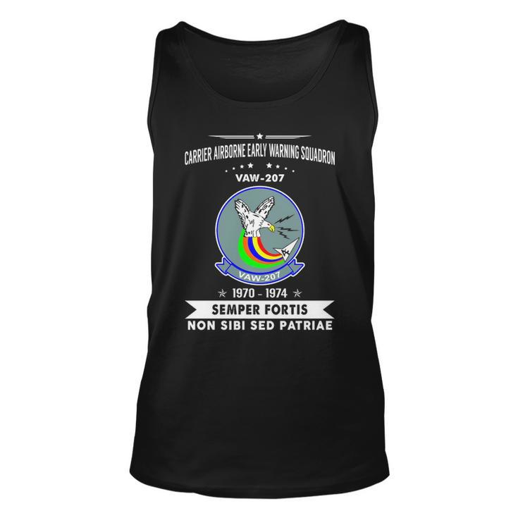 Carrier Airborne Early Warning Squadron 207 Vaw 207 Caraewron Tank Top