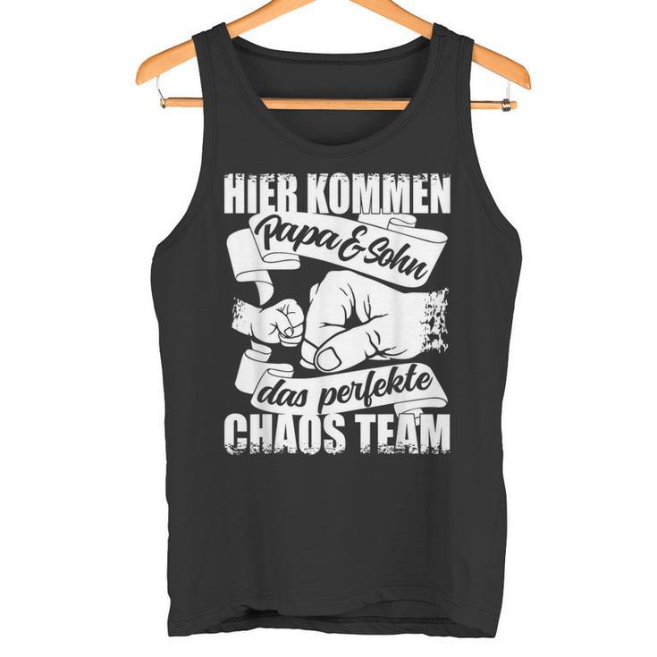 Chaos Team Papa Und Sohn Werdenderater Papa Loading Tank Top