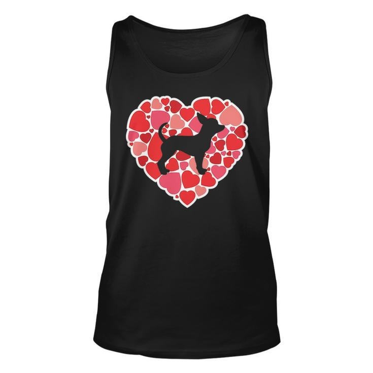 Chihuahua Dog Lovers Valentine's Day Chihuahua Tank Top