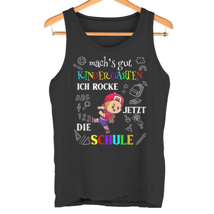 Children's Mach's Gut Kindergarten Ich Rocke Jetzt Die Schule Tank Top